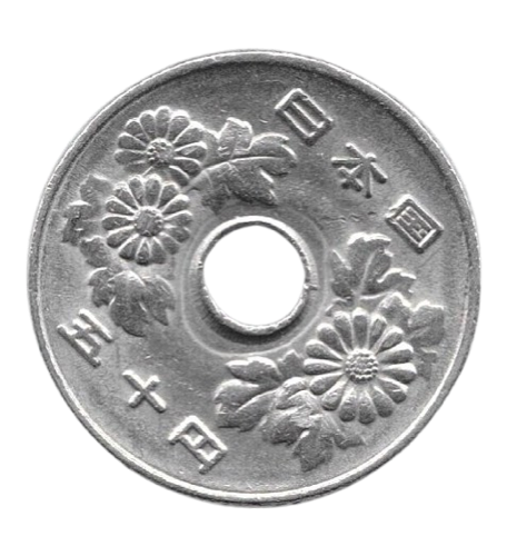 50 yen coin