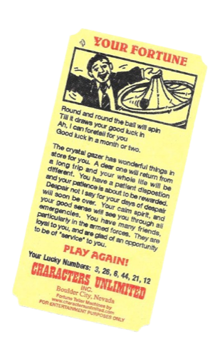 fortune teller card