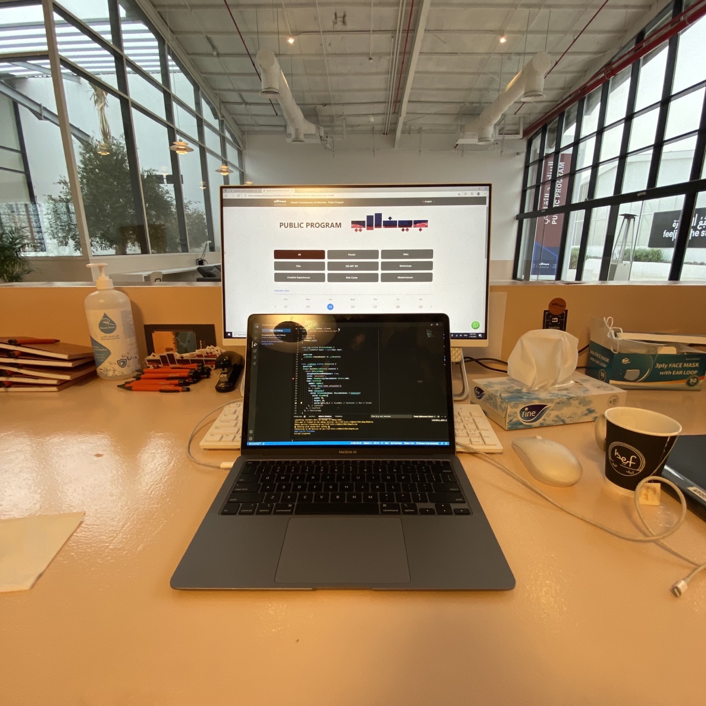 Diriyah Biennale workspace